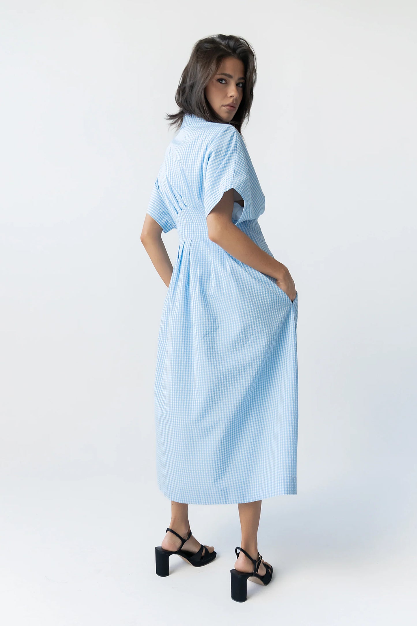 Collins Maxi Dress in Blue