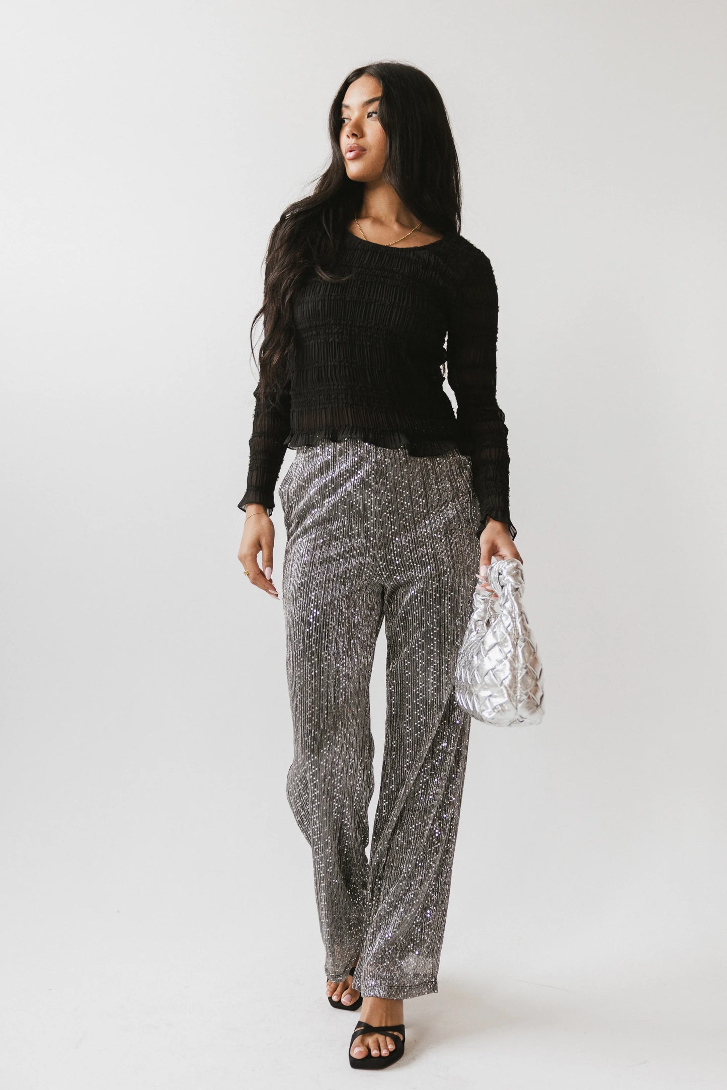 Clara Sparkly Wide Leg Pants