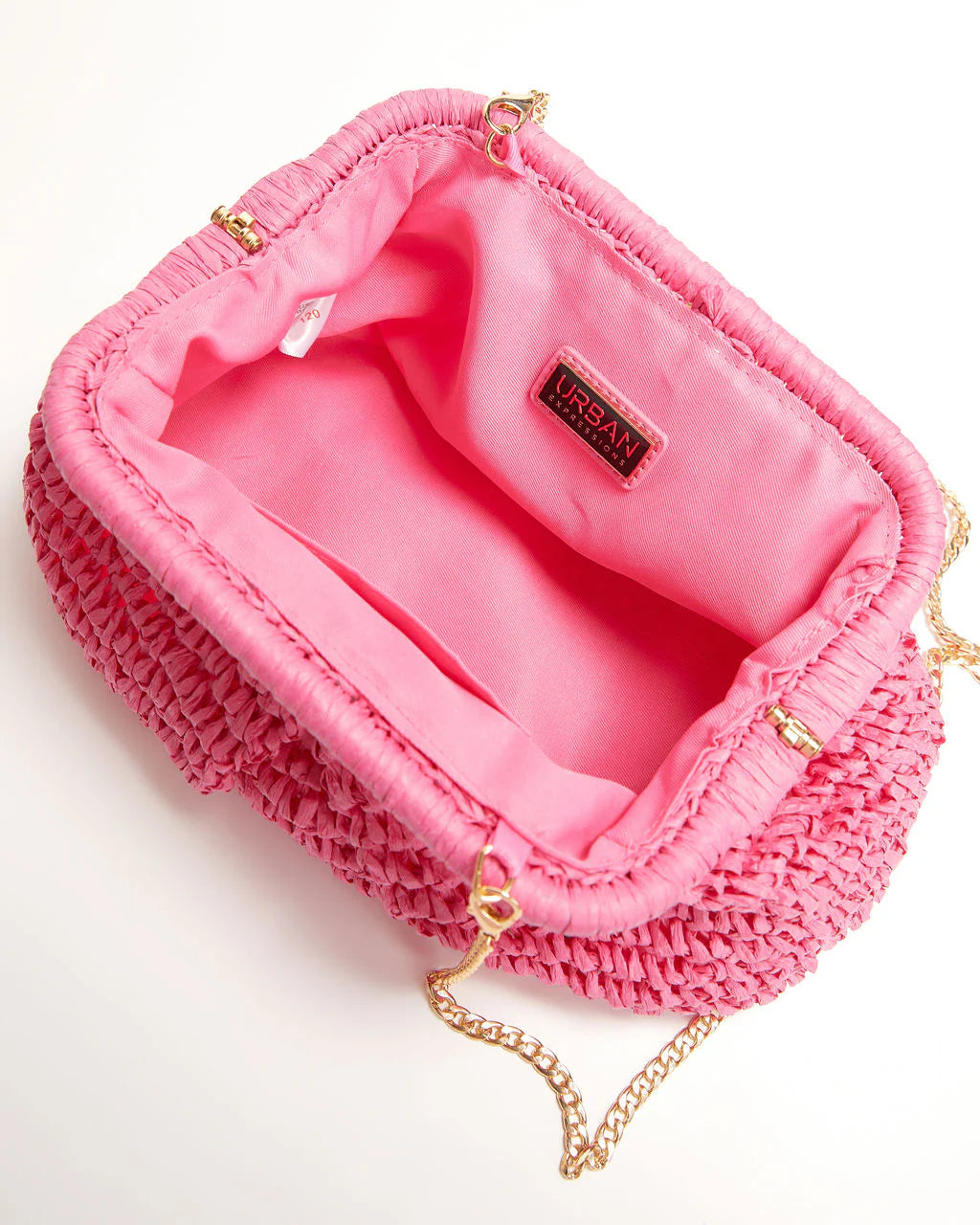 Poolside Straw Pouch Clutch