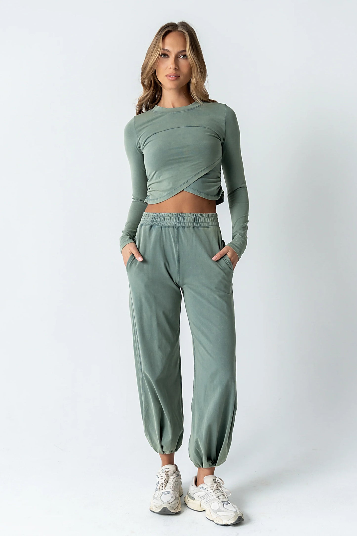 Kassie Joggers in Teal