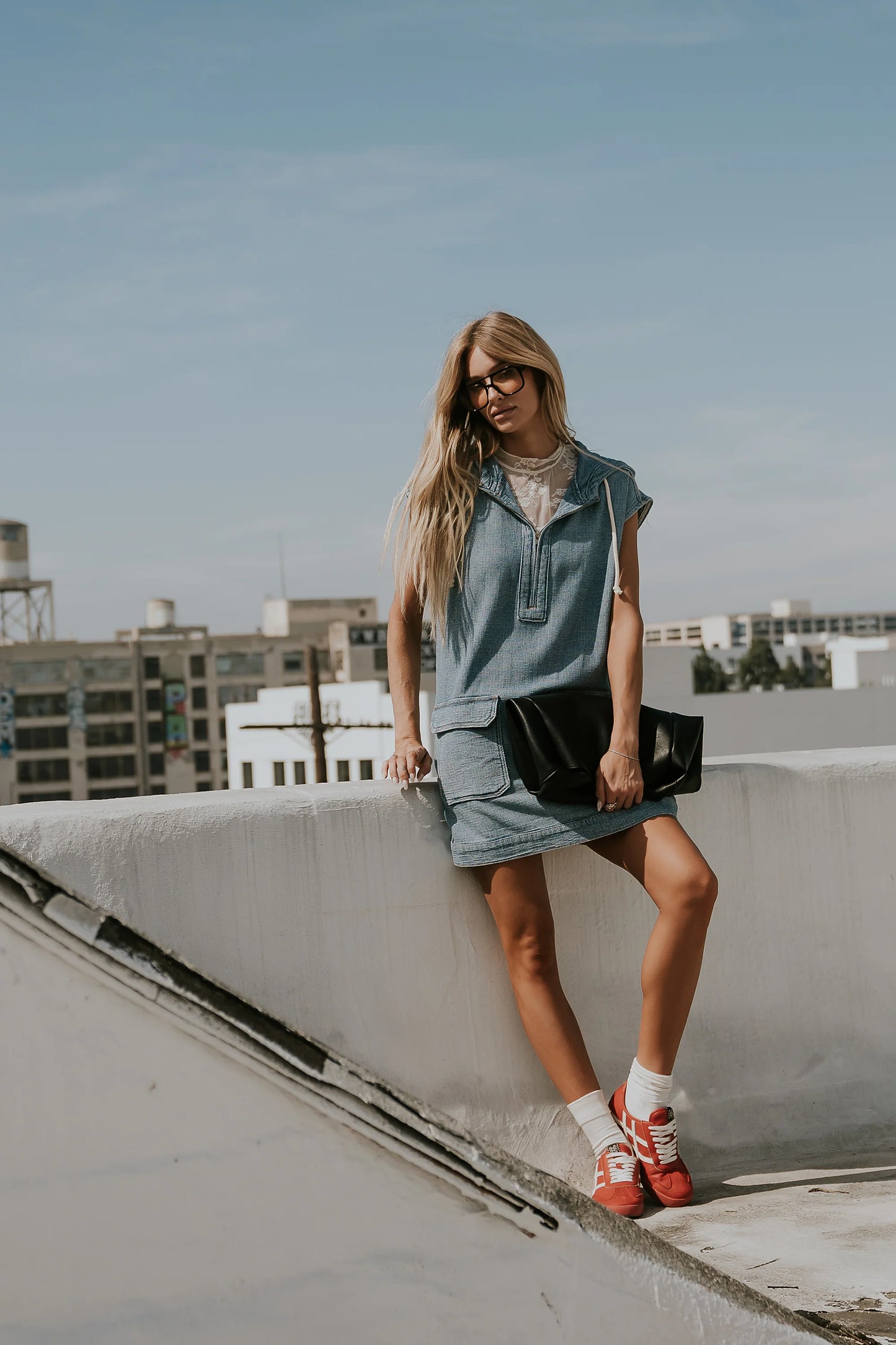 Posie Denim Mini Dress