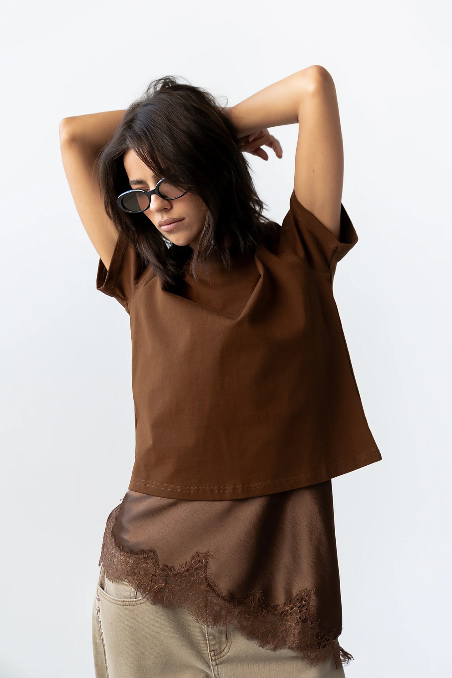 Judy Tee in Brown