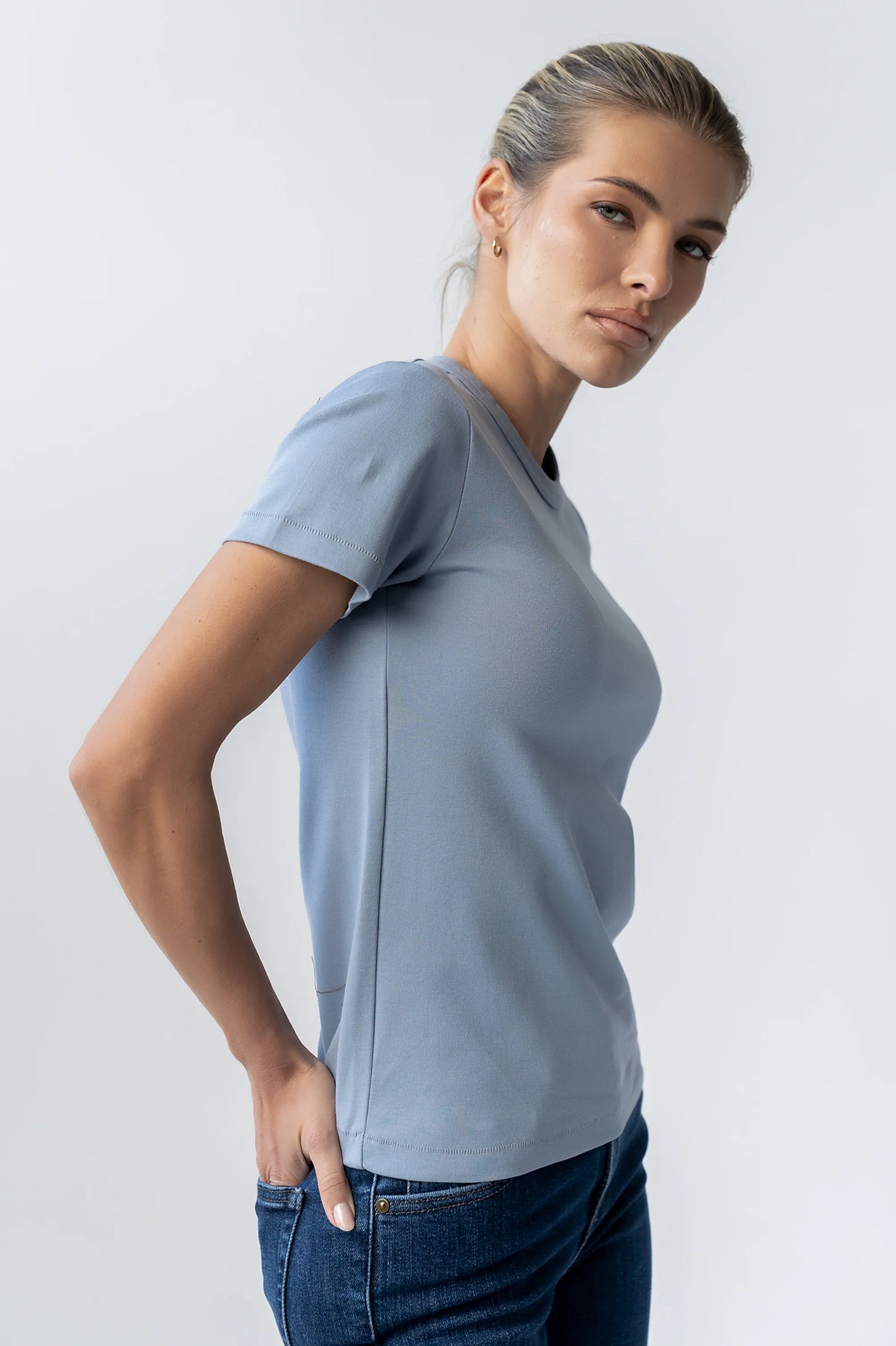 Mckenna T-Shirt in Slate Blue
