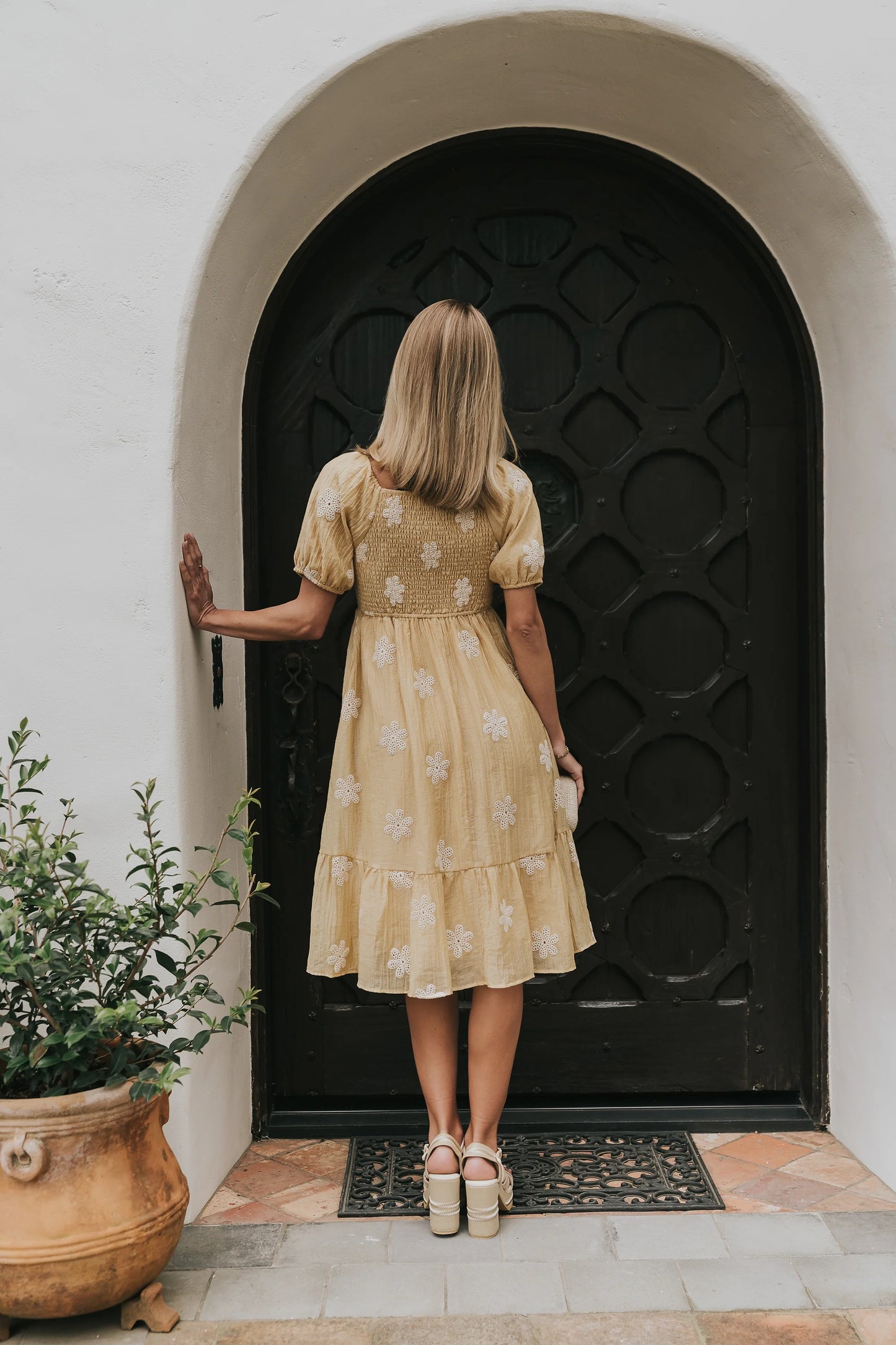 Shannon Floral Embroidered Dress