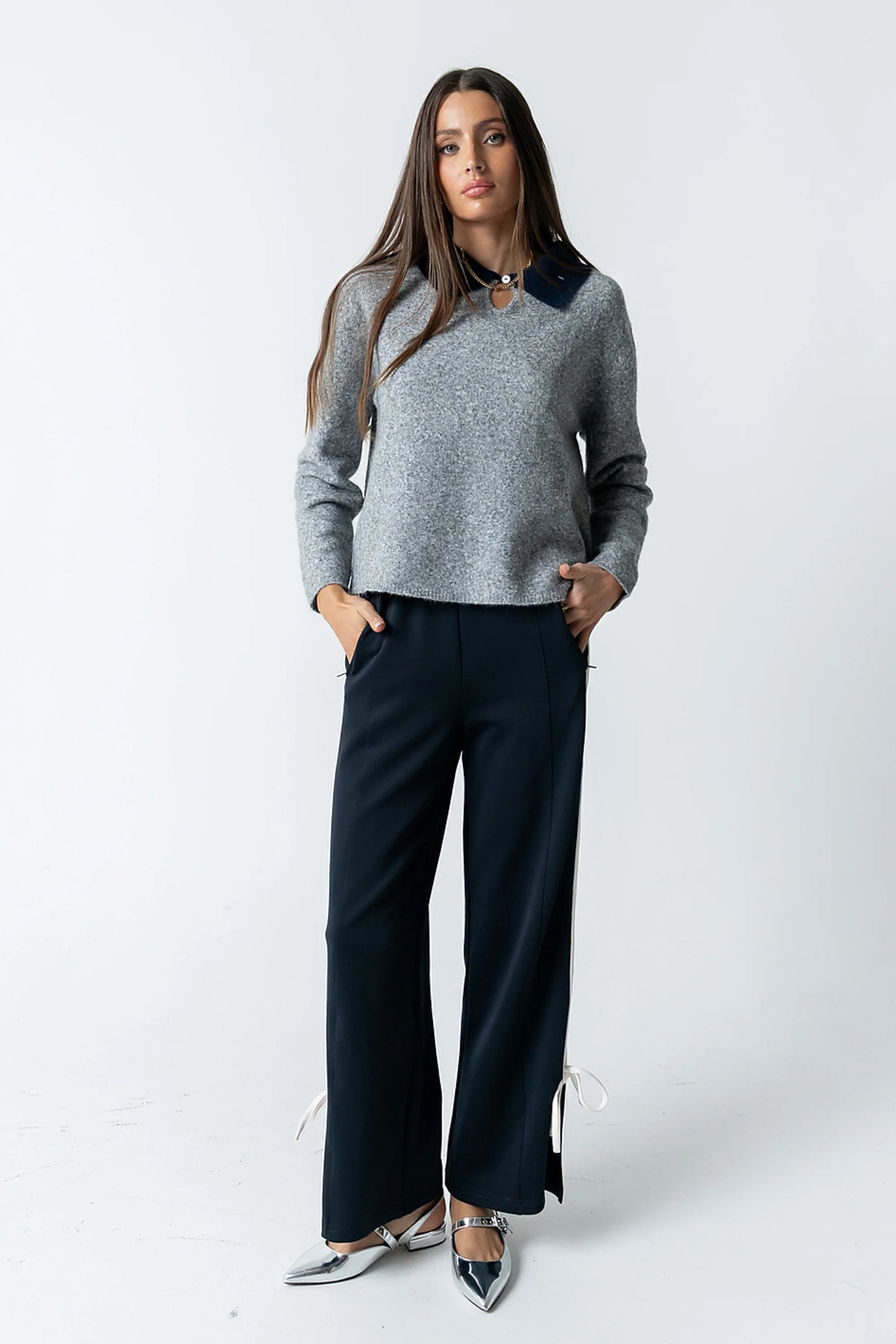 Britt Contrast Sweater