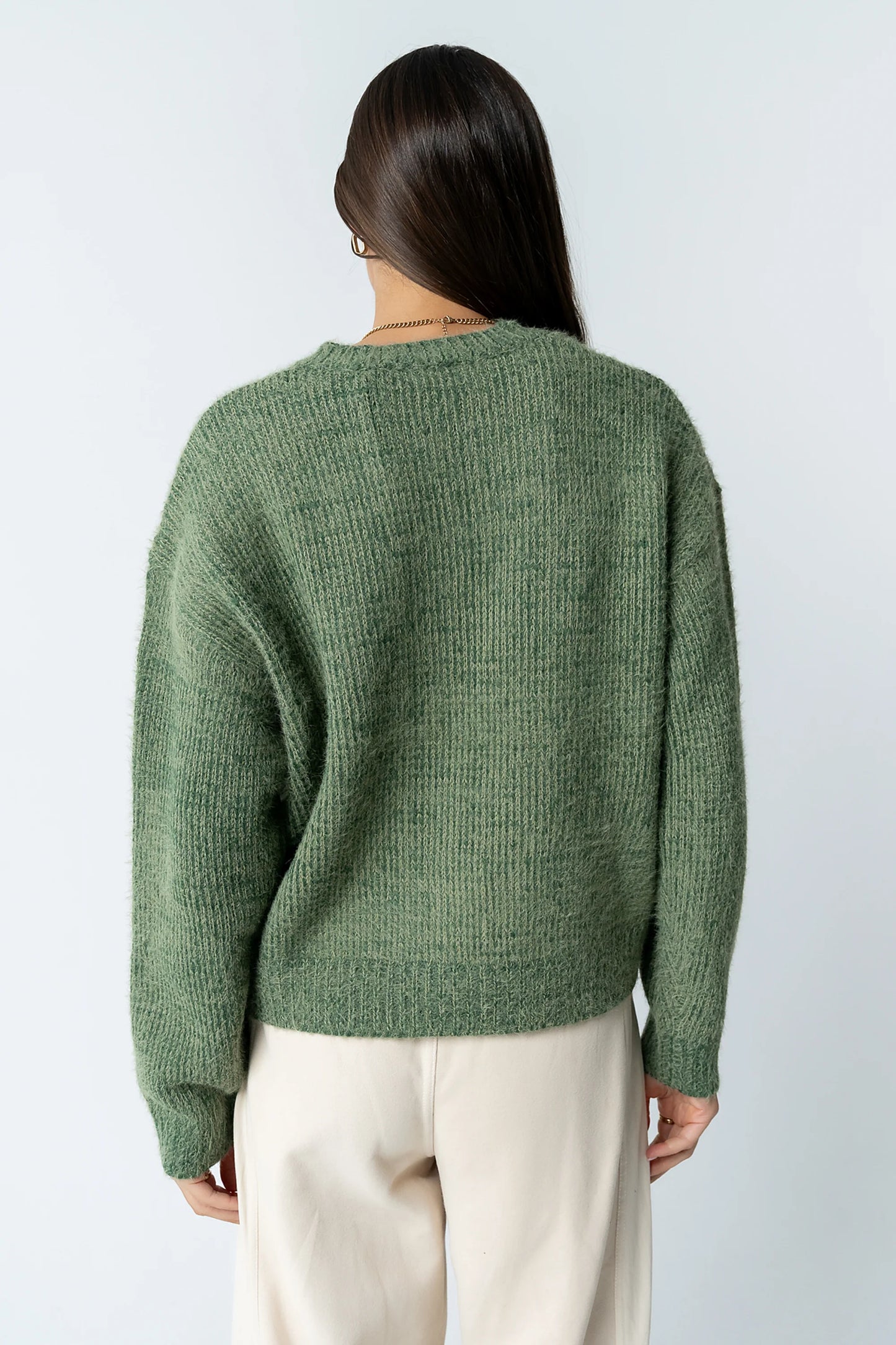 Russel Oversized Sweater in Green