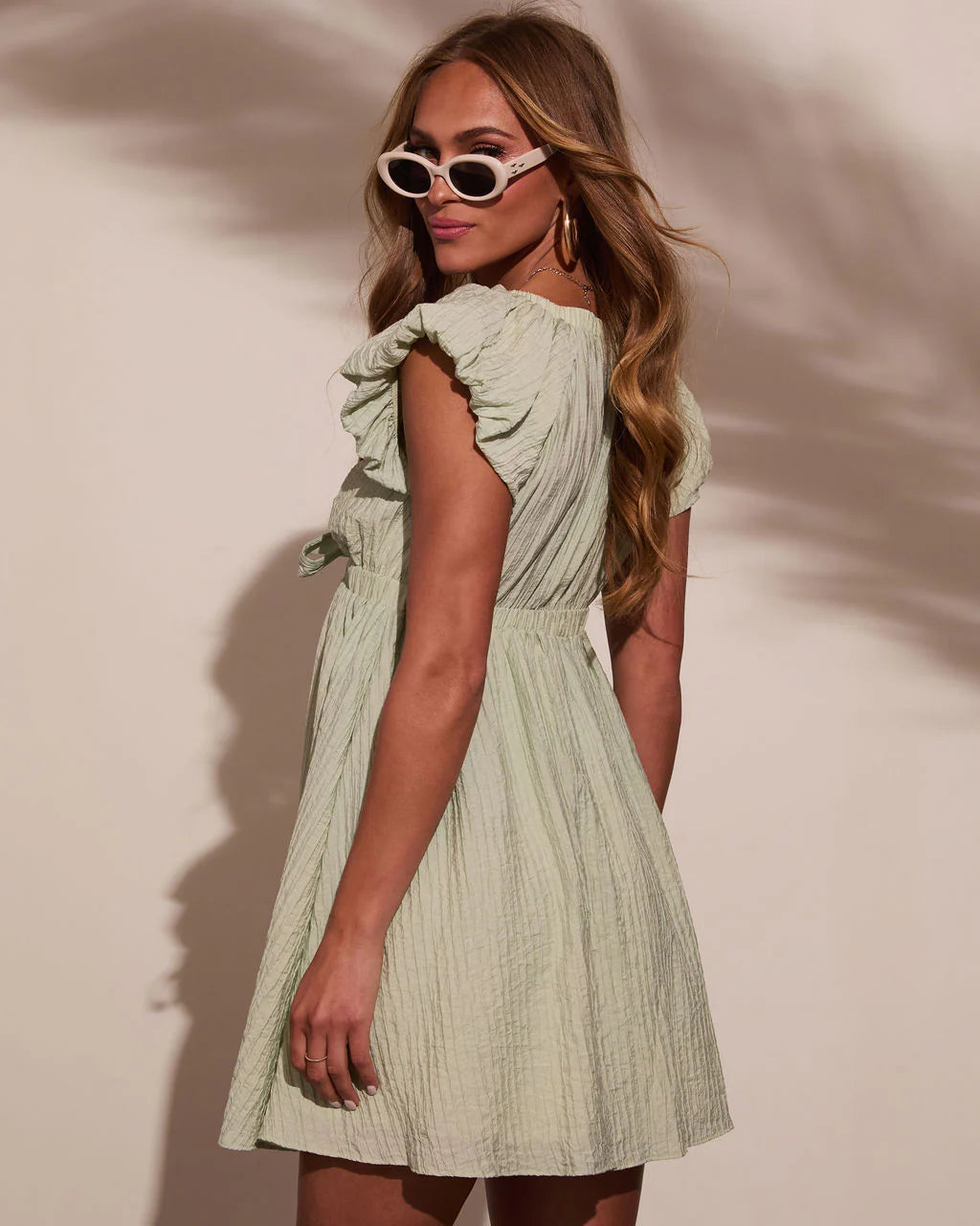 Gigi Puff Sleeve Babydoll Mini Dress