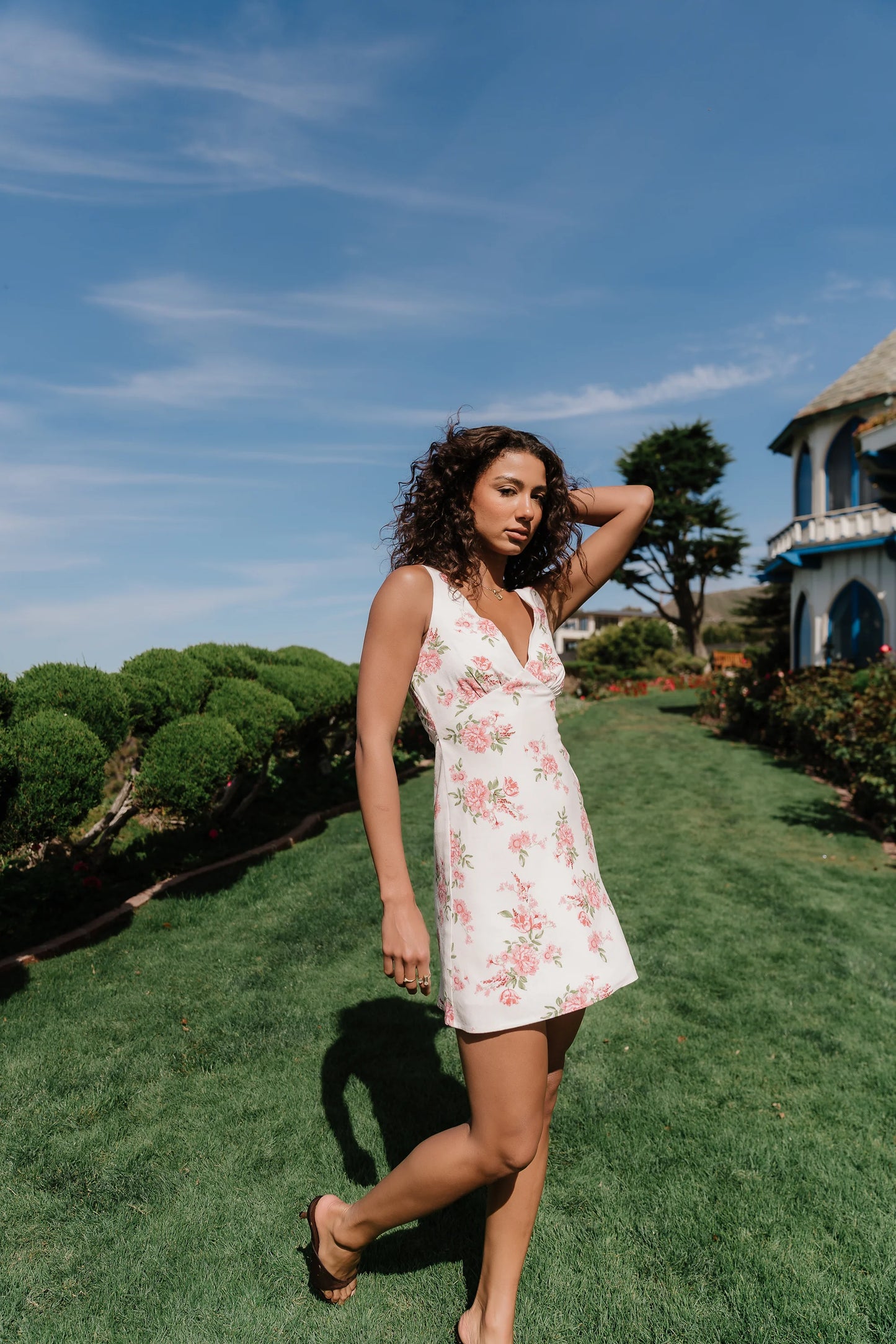 Mateo Floral Mini Dress