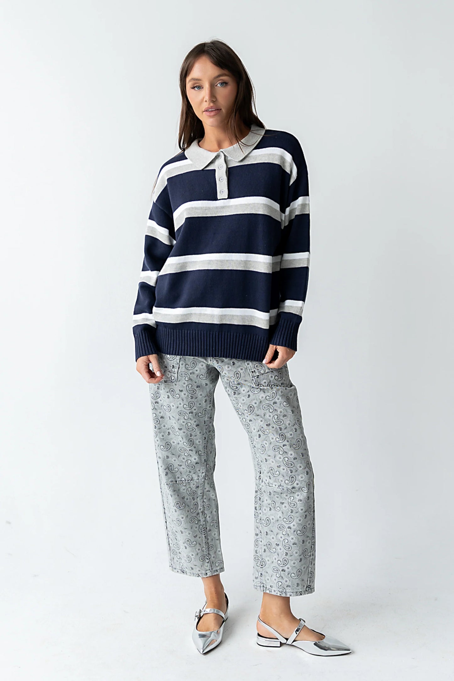 Karina Striped Sweater