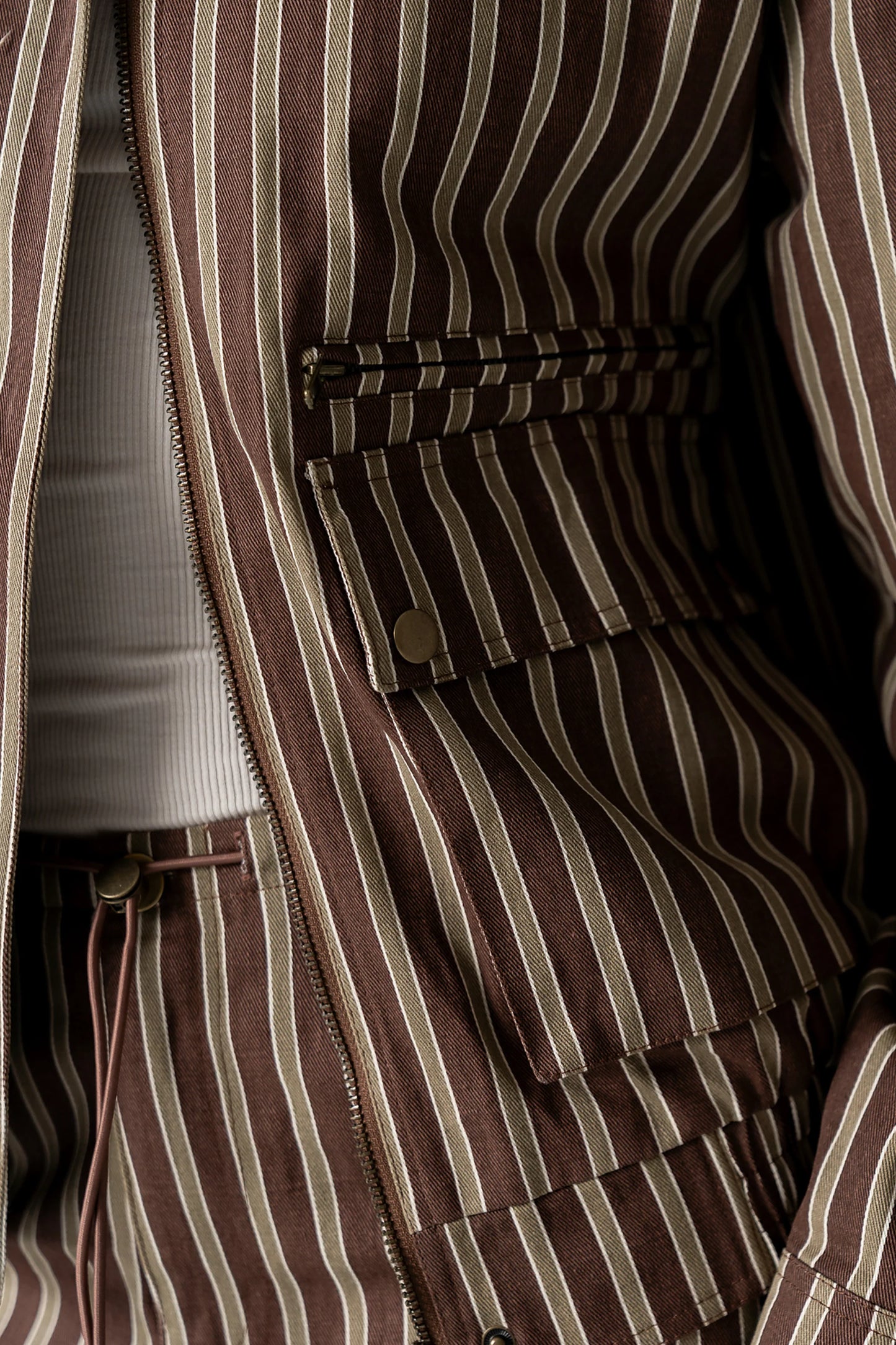 Carla Striped Utility Jacket