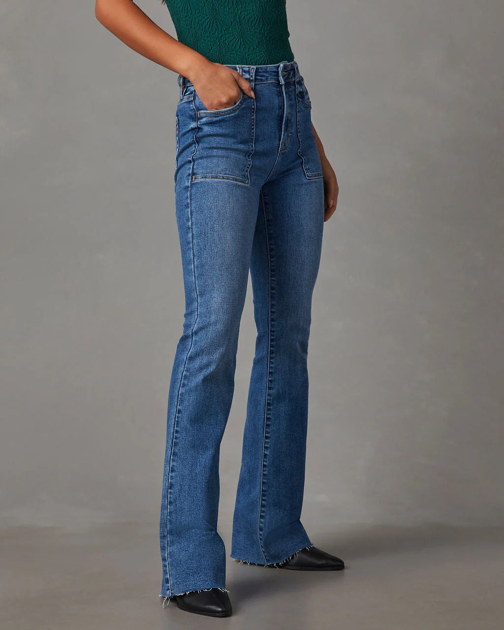 Mulaney High Rise Flare Jeans