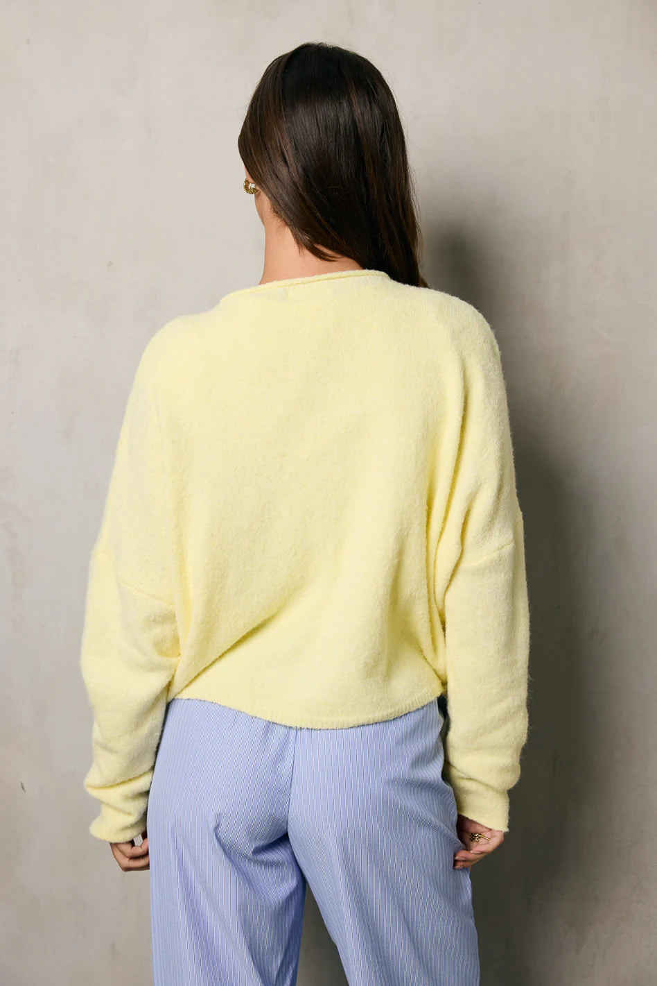 Maci Cardigan in Yellow