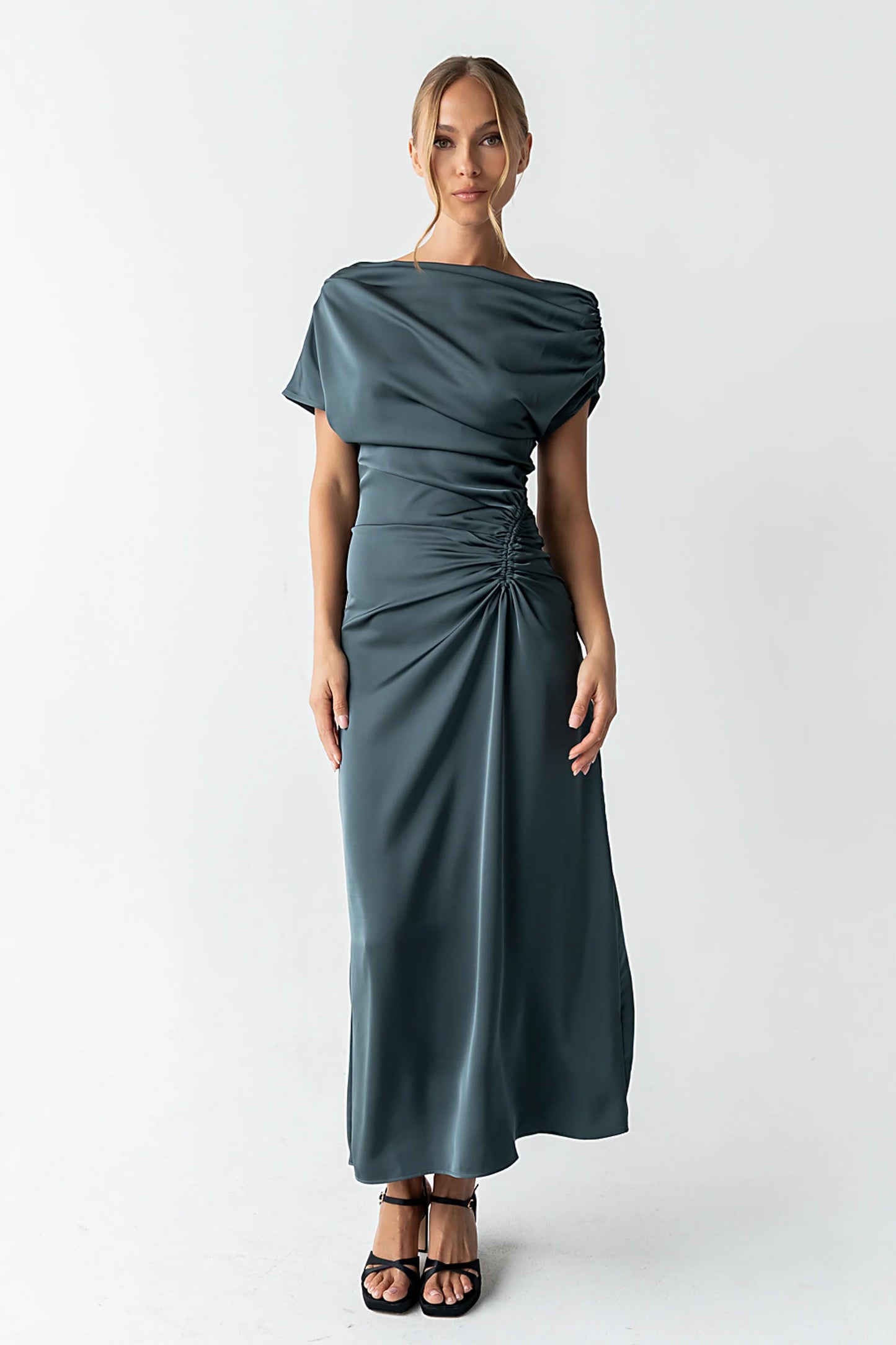 Gigi Ruched Maxi Dress