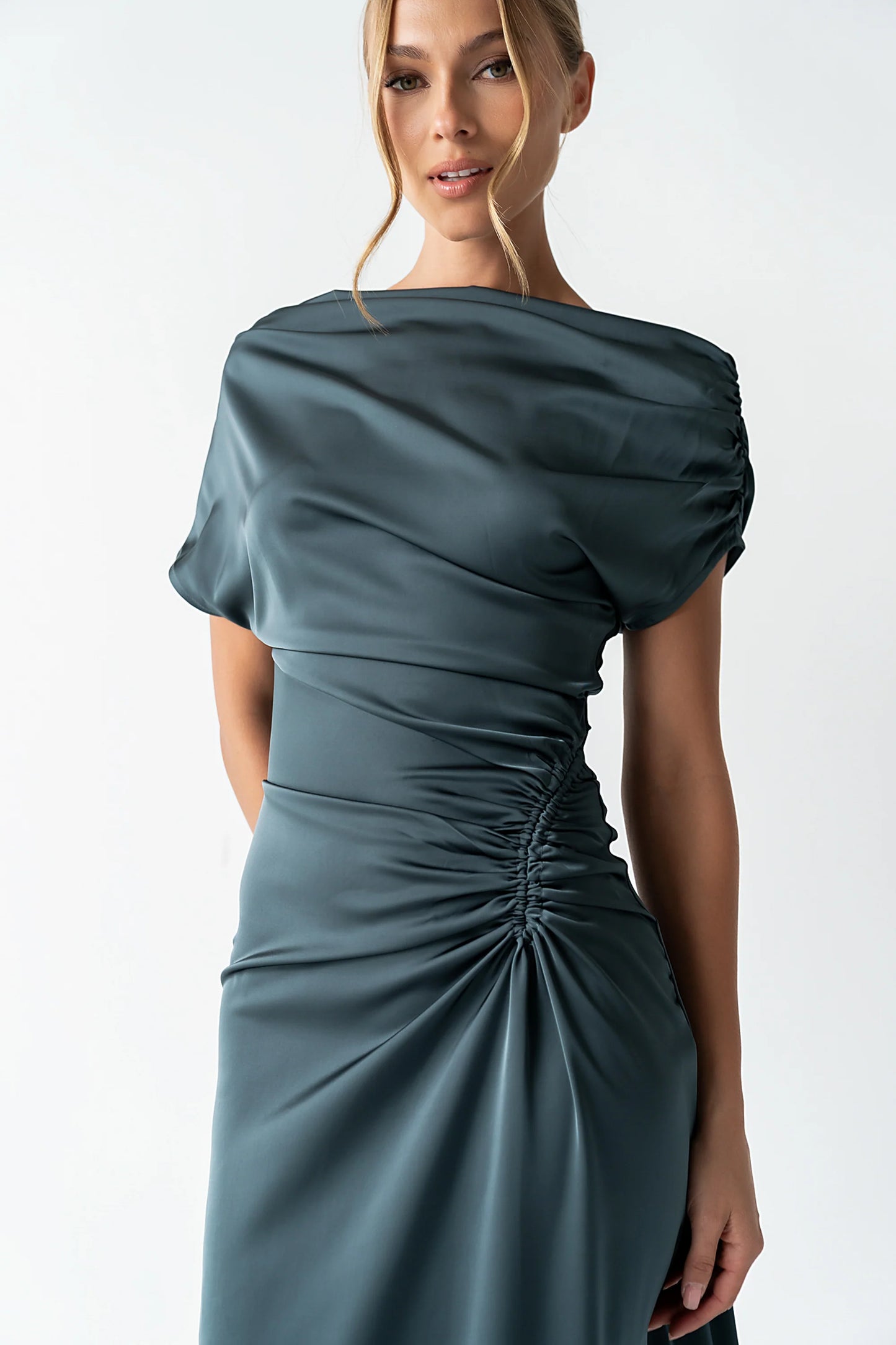 Gigi Ruched Maxi Dress