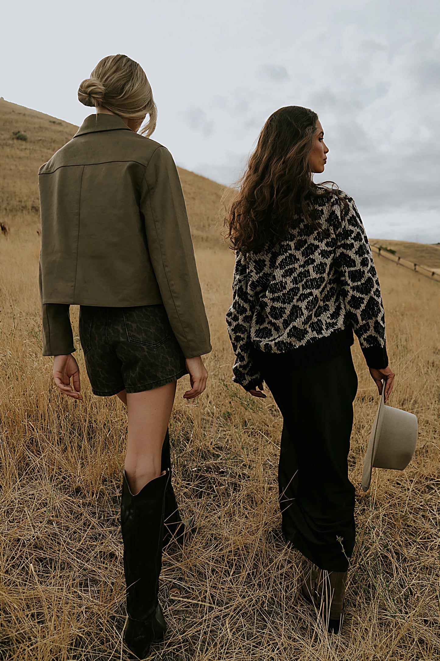 Aden Suede Jacket in Olive