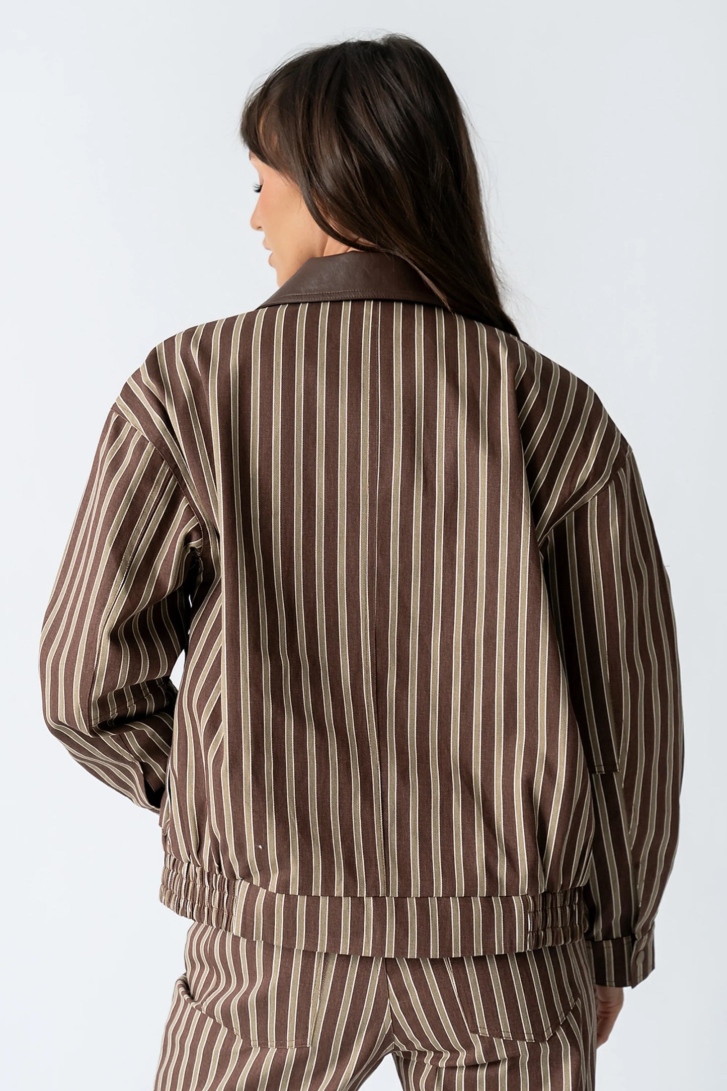 Carla Striped Utility Jacket
