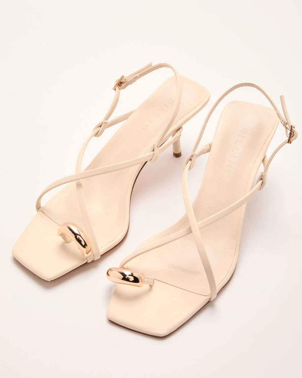 Solmira Strappy Toe Ring Heels