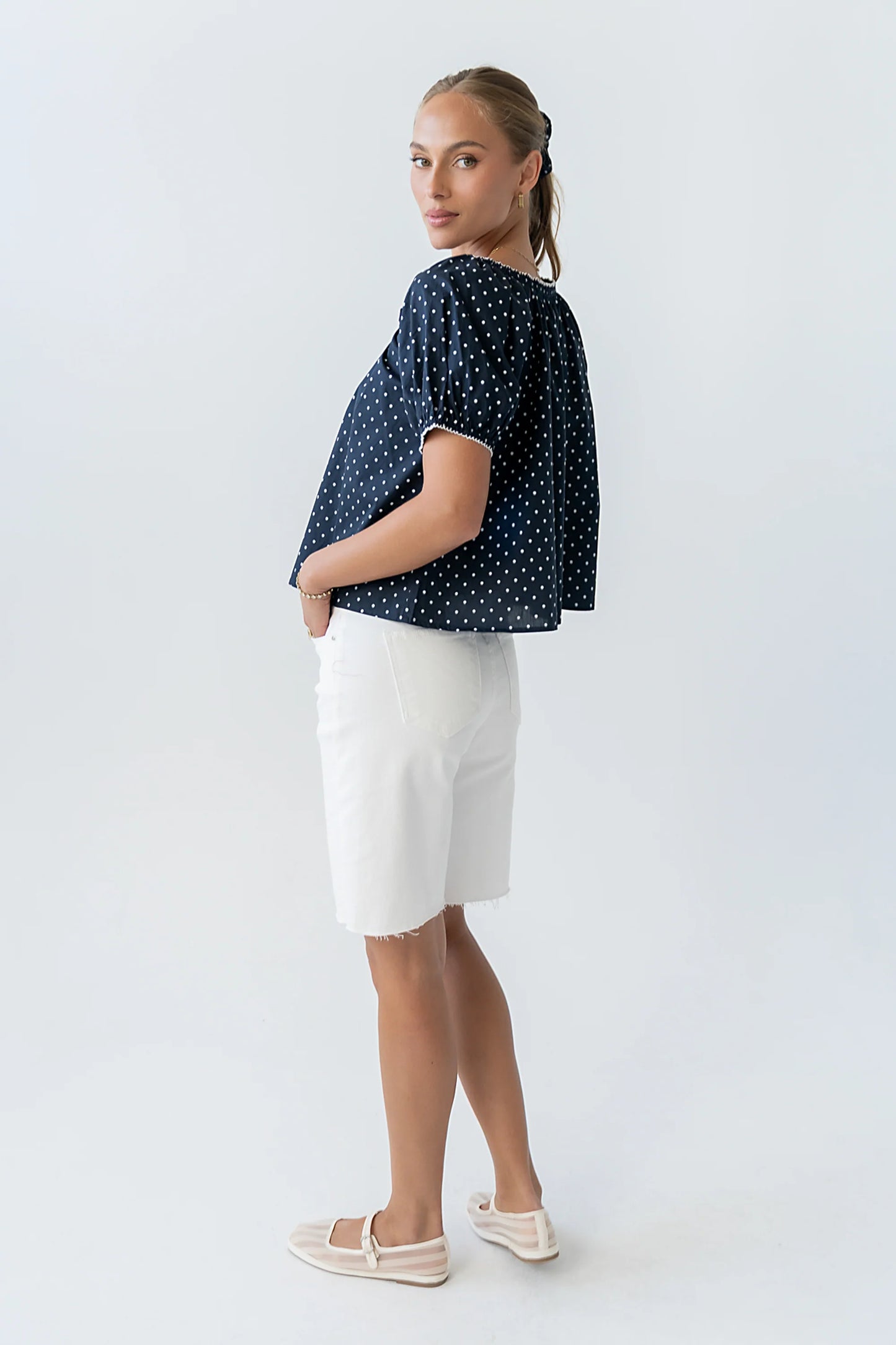 Dasha Polka Dot Blouse