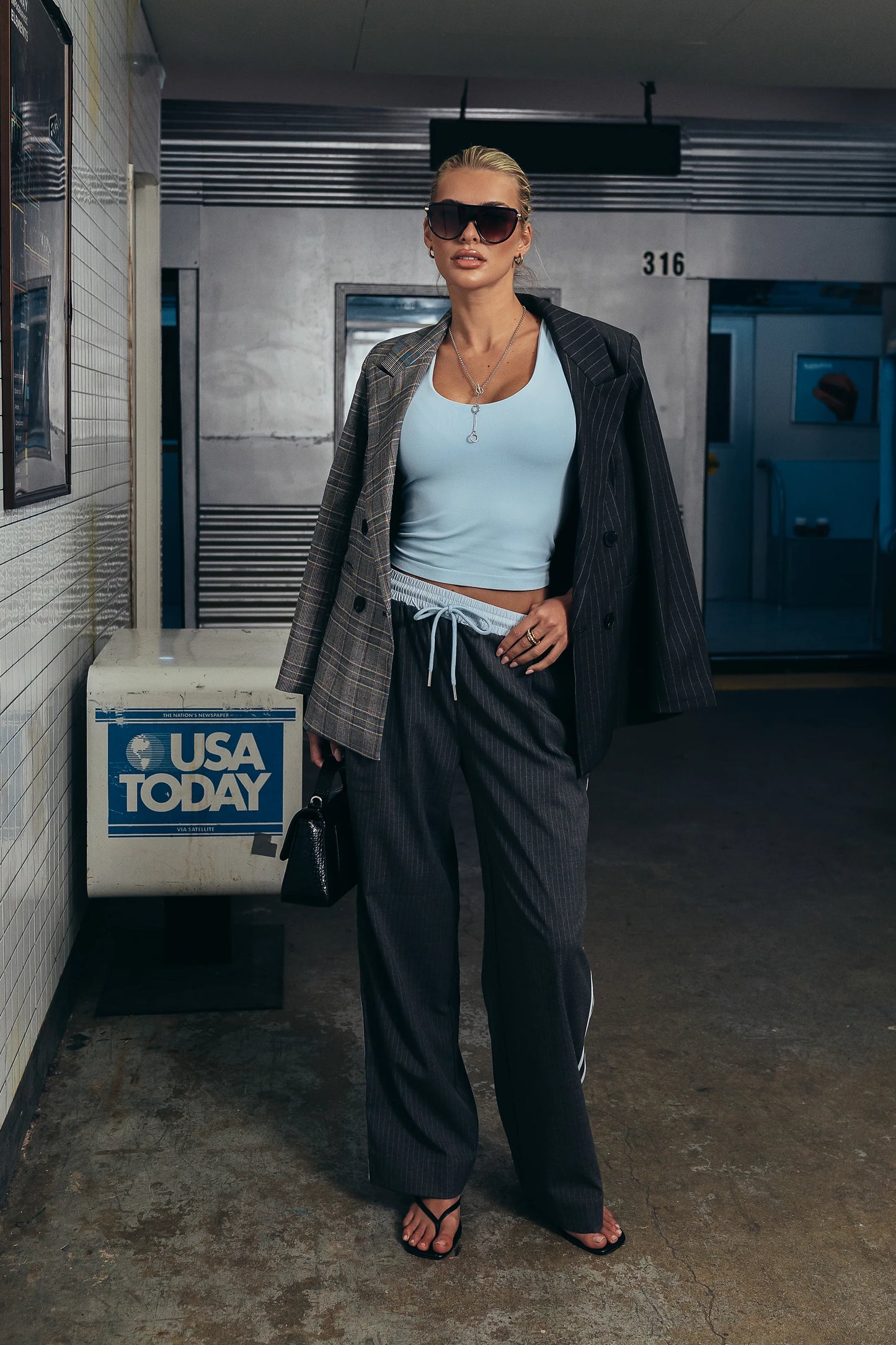 Millie Tank Top in Blue