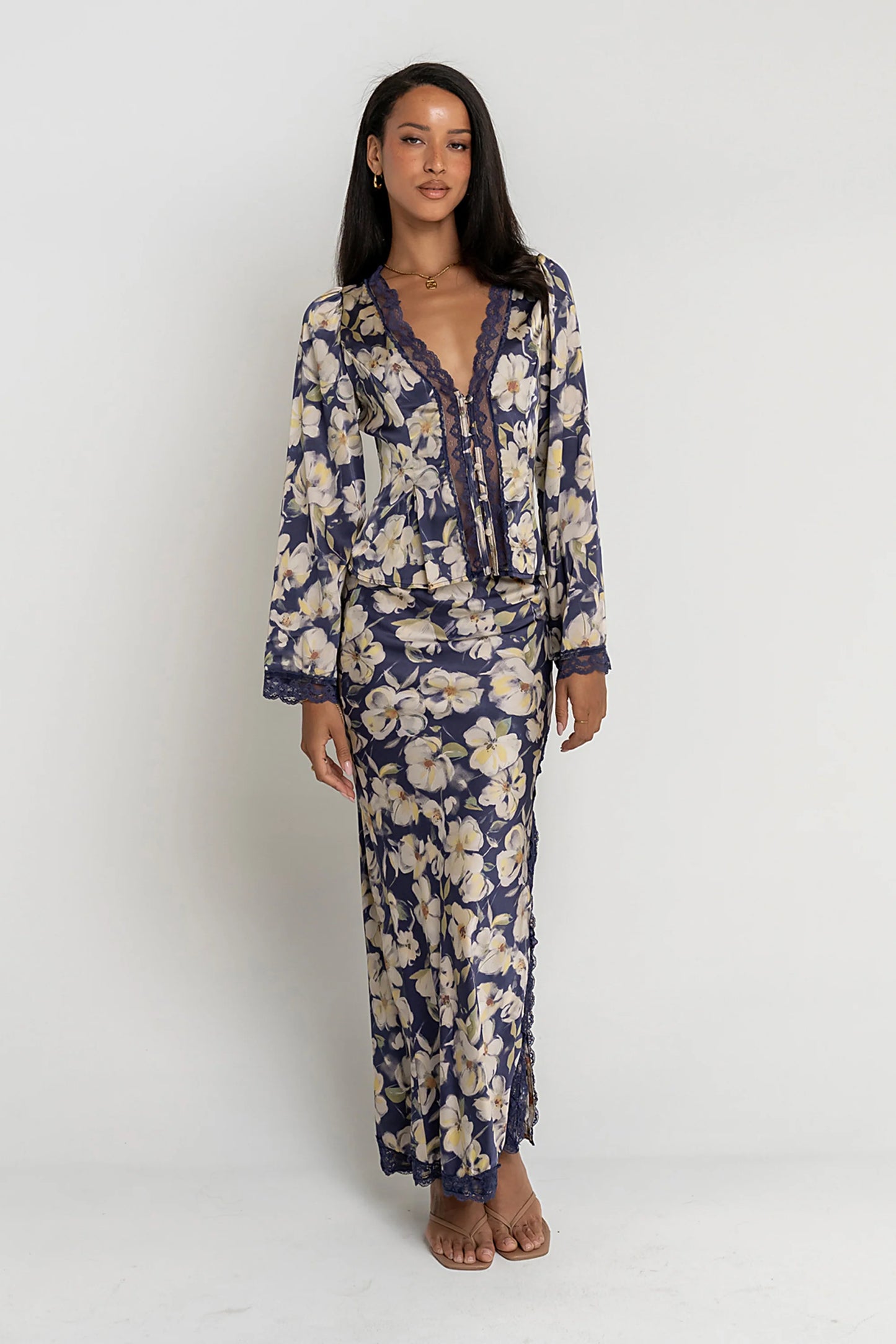 Kirsty Floral Maxi Skirt