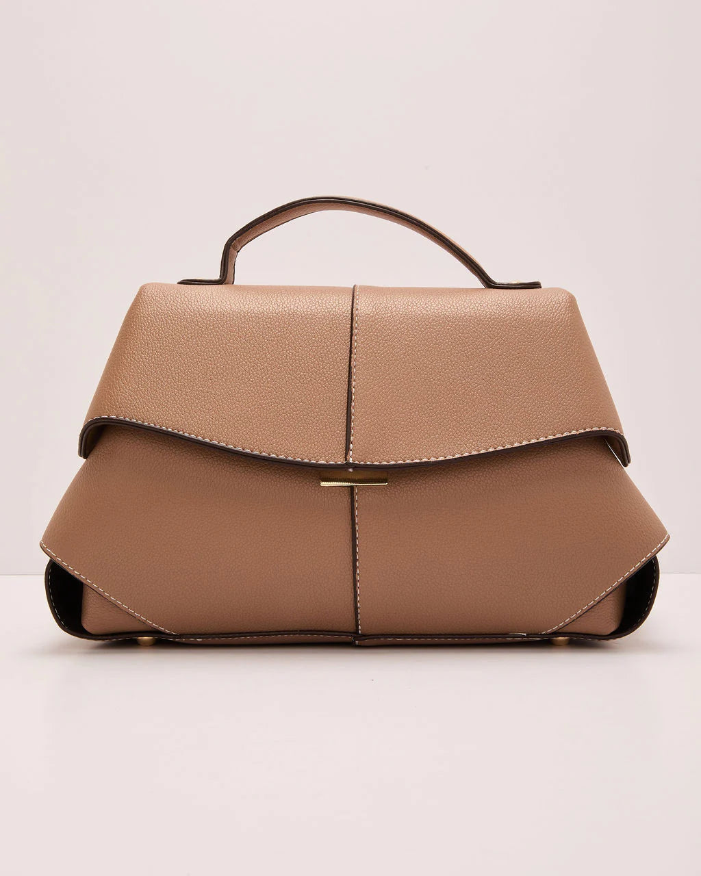 Golan Vegan Leather Top Handle Satchel